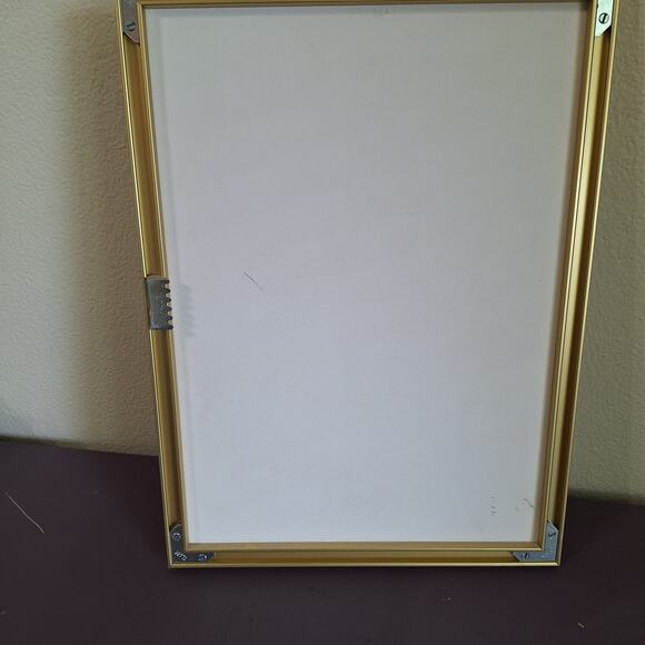 Vintage rose embroidery on silk art floral framed Wall Art 16x12 - Picture 5 of 5